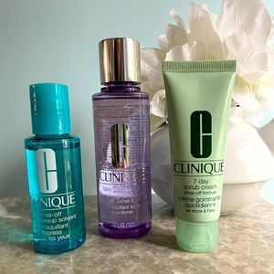 Clinique -Bundle of 3 Makeup Removers